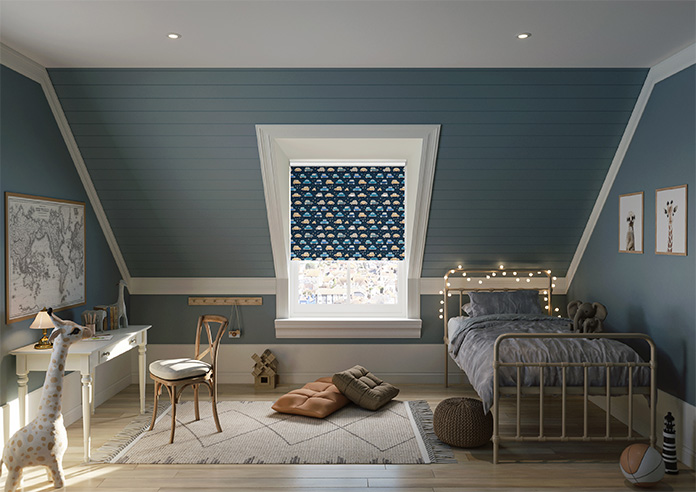 Roadtrip, Navy Blue - Twist&Fit Roller Blind - Image 8